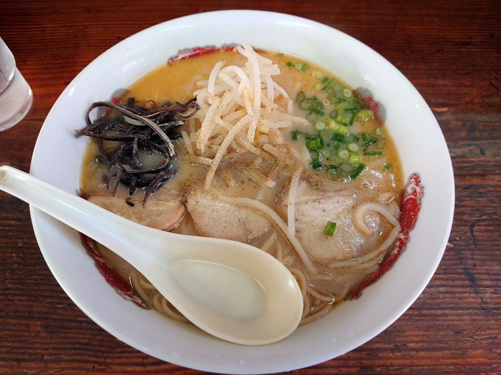 天草 天松軒のラーメン